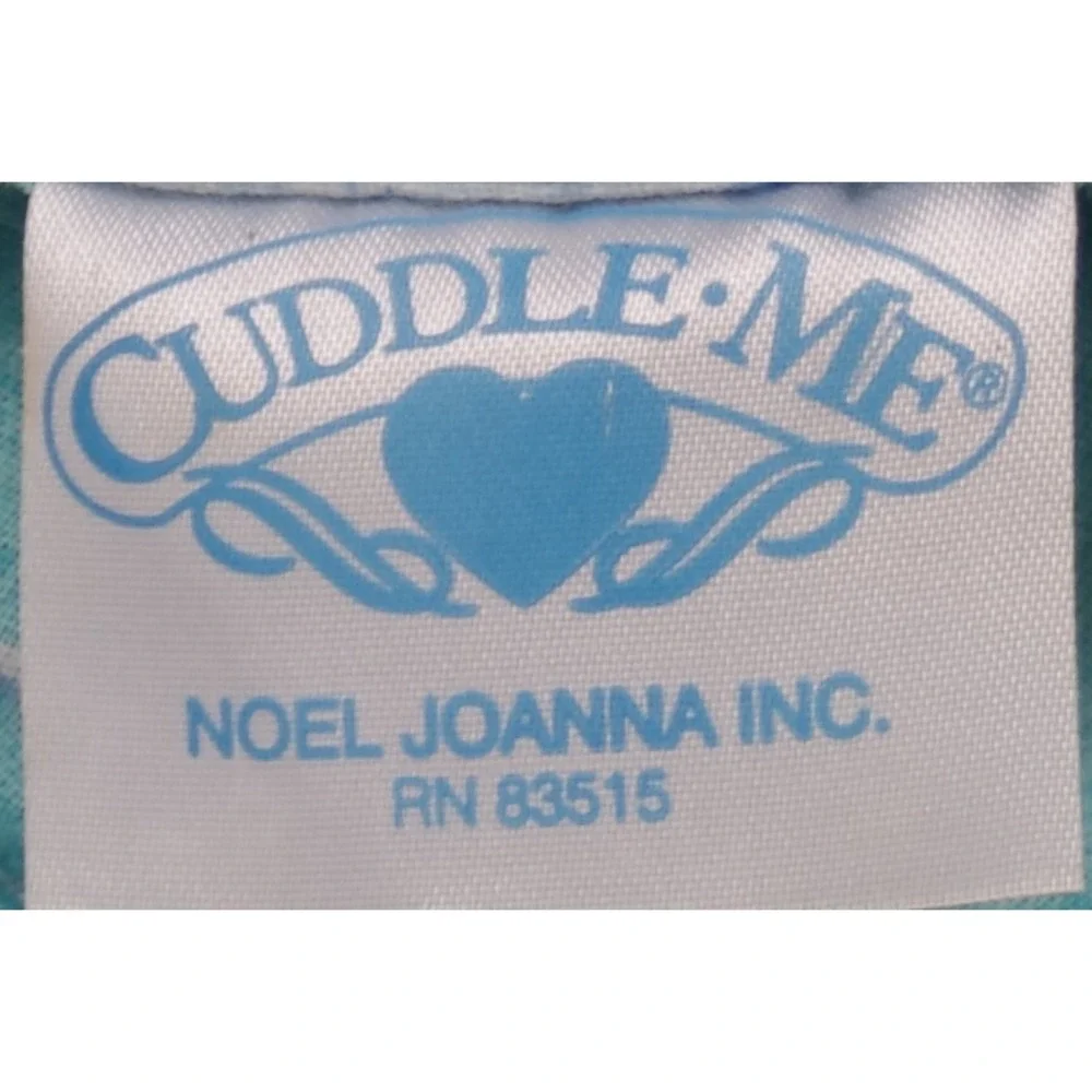 Vintage Cuddle Me Noel Joanna Baby Quilt Bright Aquatic Ocean Whale Fish Rainbow